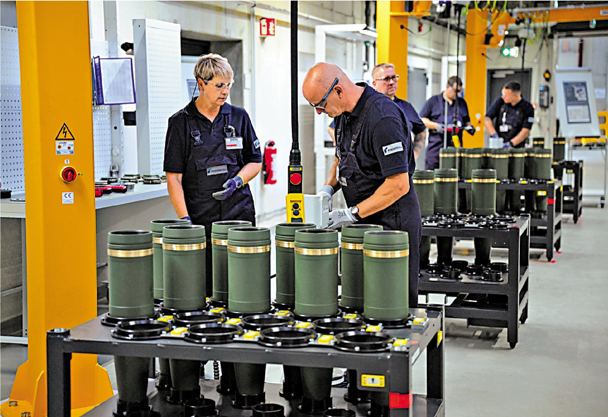 　　圖：萊茵金屬位於德國的新彈藥工廠8月27日投產。\路透社