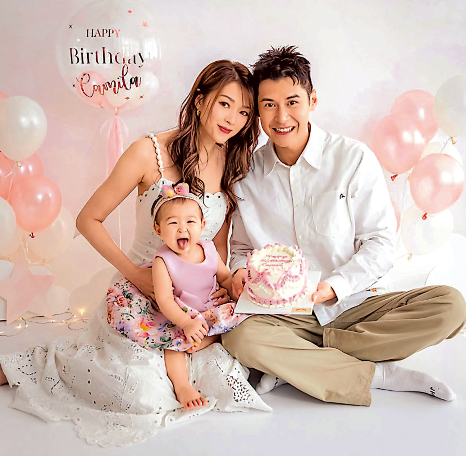 　　圖：陳家樂在去年榮升爸爸，表示看着女兒長大十分治癒。