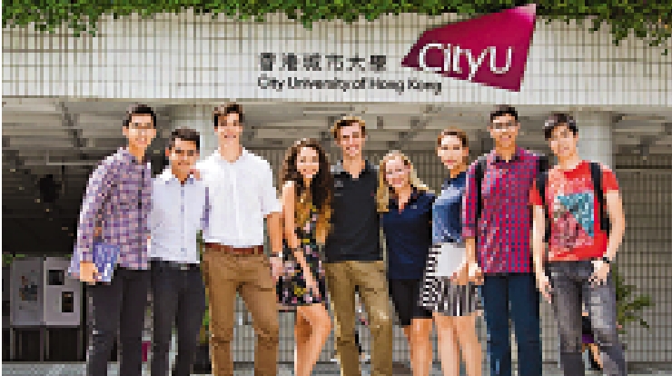 　　圖：香港積極推廣「留學香港」品牌，各大學取錄不少國際生。