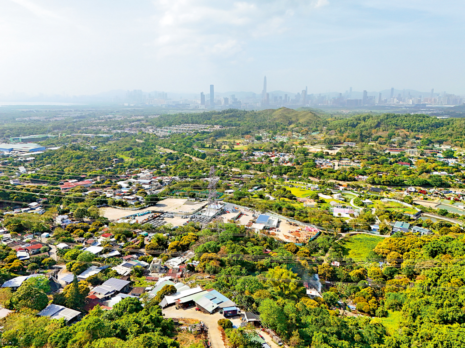 　　圖：北都大學教育城其中一個選址是牛潭尾。\大公報記者凱楊攝