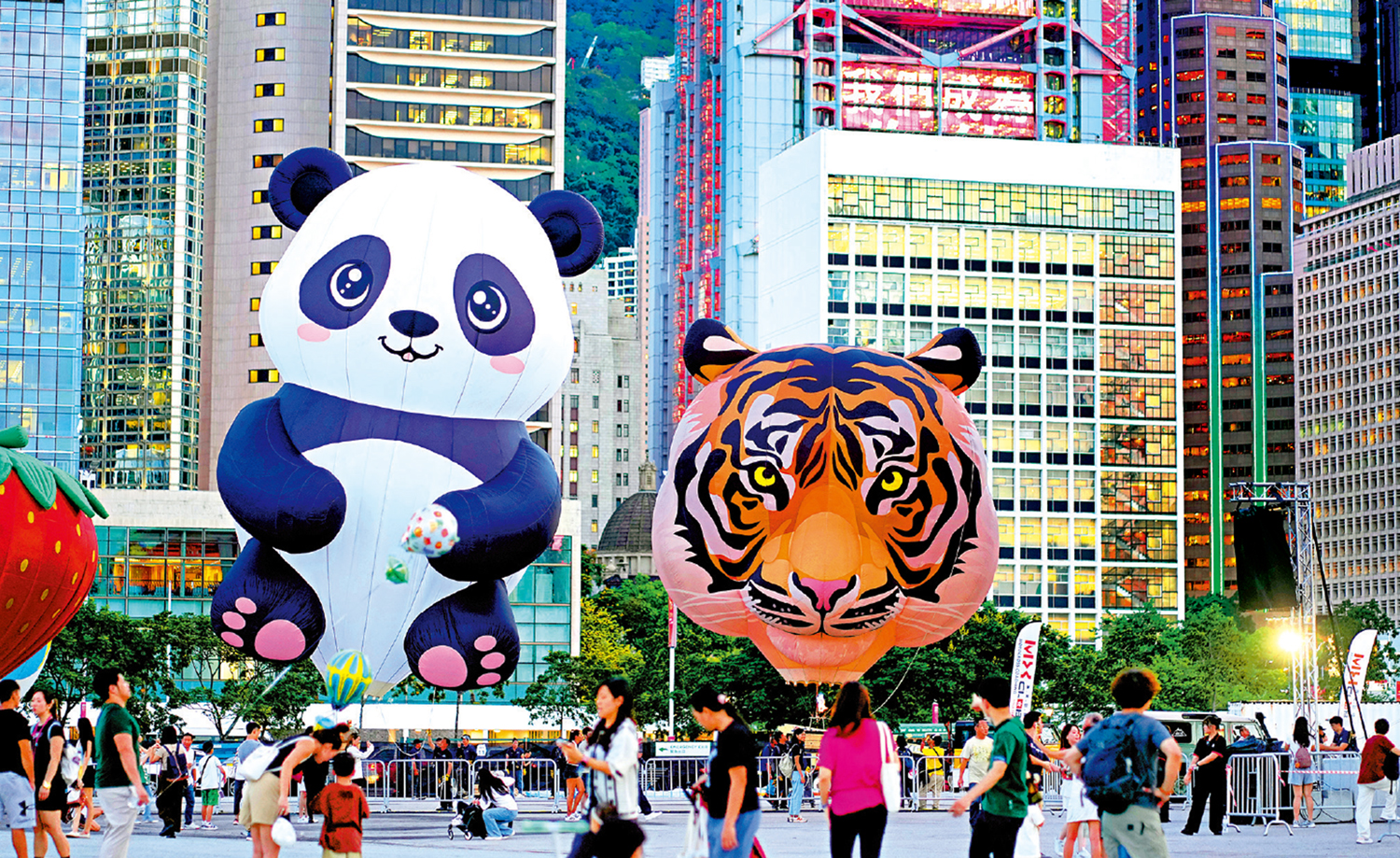 　　圖：「友邦香港國際熱氣球節」主辦方宣布為所有門票全額退款。\大公報記者蔡文豪攝
