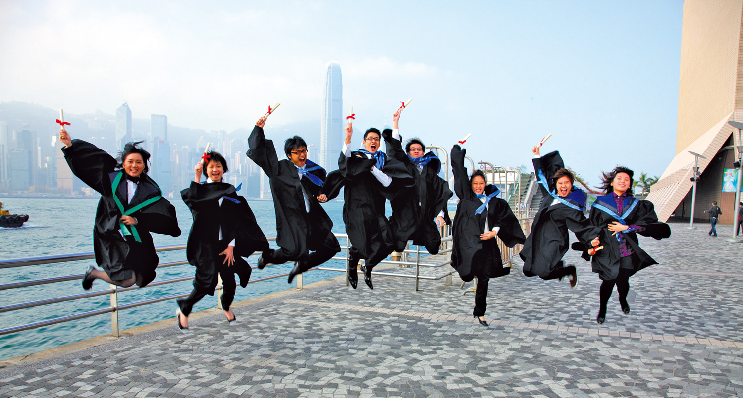 　　圖：八所專上院校共57個學士學位課程，在下學年獲專業／界別課程資助計劃（SSSDP）資助。