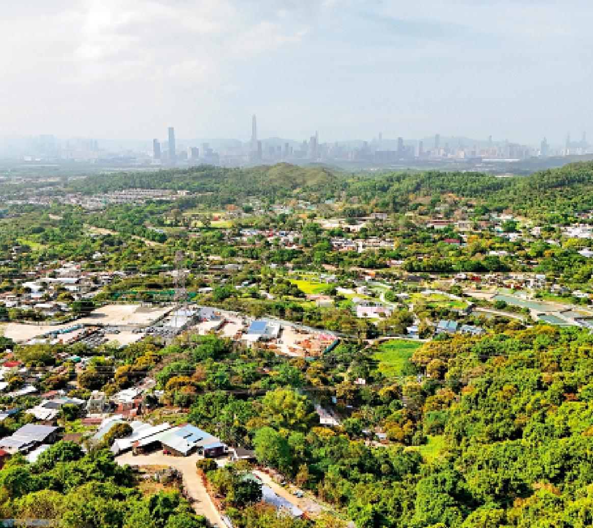 　　圖：特區政府堅持造地，其中北都是本港未來10至20年最主要的土地供應來源。