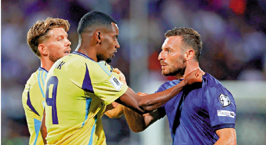 　　圖：瑞典作客爆冷不敵科索沃