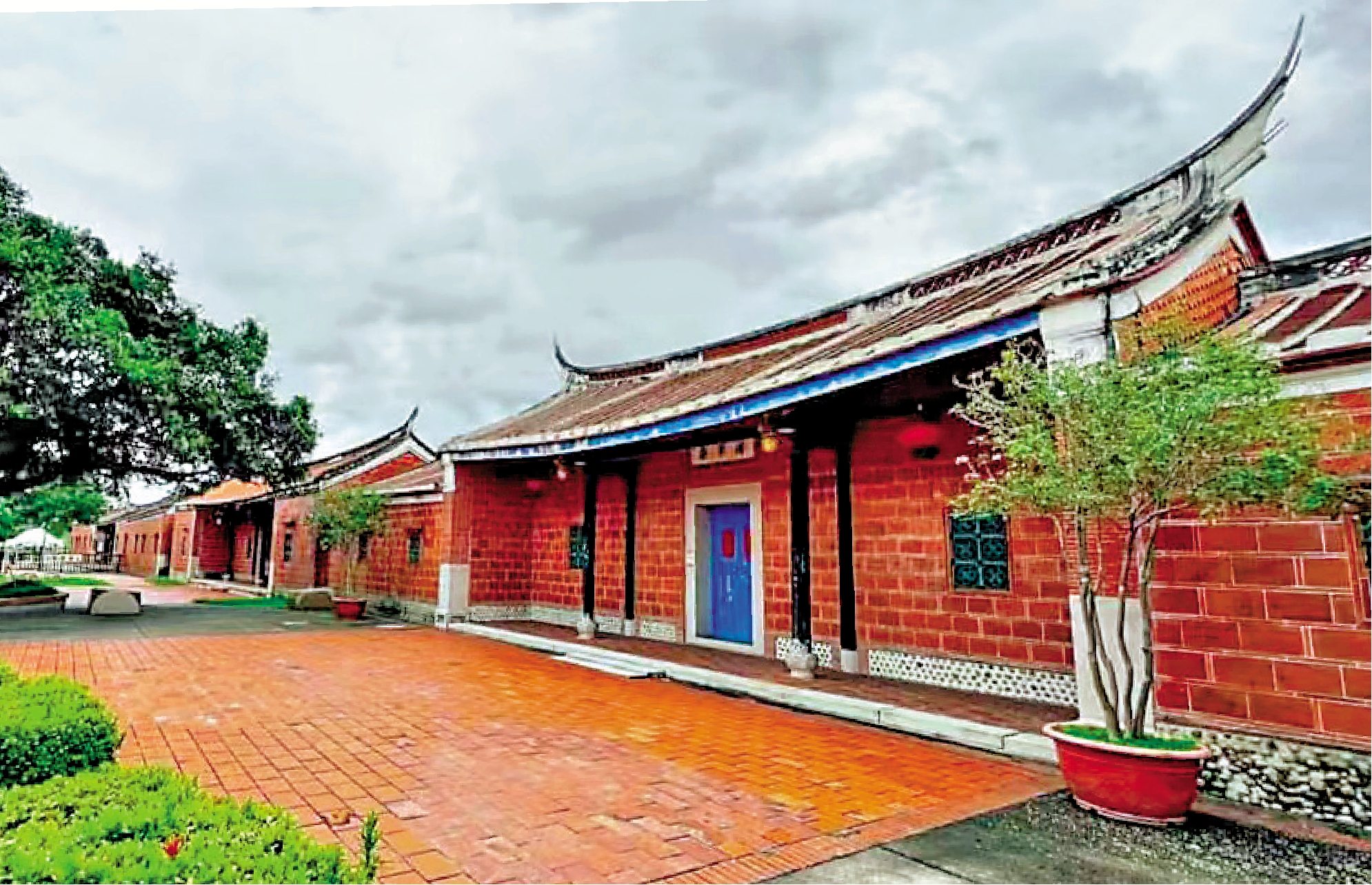 　　圖：霧峰林家在台中的老宅是坐東朝西，寓意遙望故鄉，懷念故鄉。\受訪者供圖