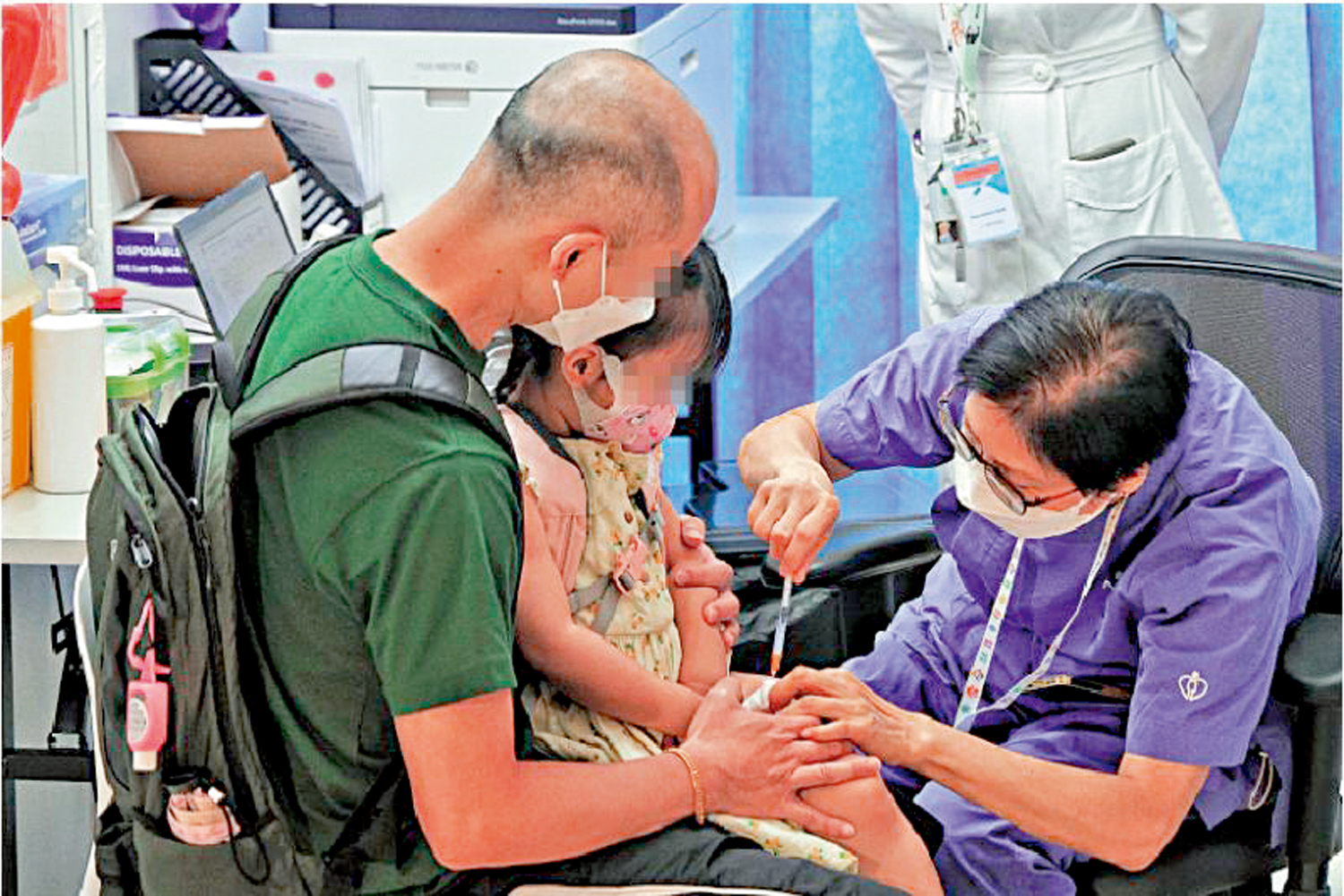 　　圖：流感肆虐，當局呼籲高風險群組接種疫苗。