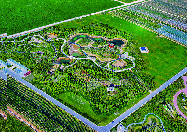 　　圖：黑岱溝露天煤礦一角。