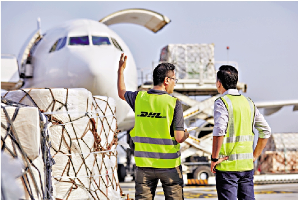 　　圖：DHL表示，中國的新興產業正快速崛起，出口量顯著提升。