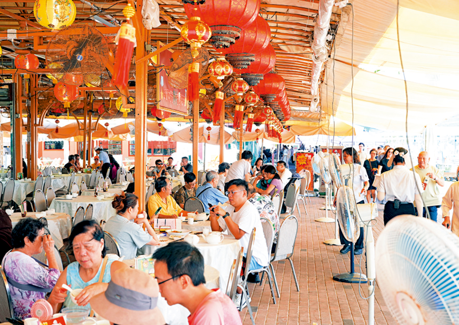 　　圖：西貢食肆預期國慶黃金周期間當地會迎來更多內地客，增加不少生意額。