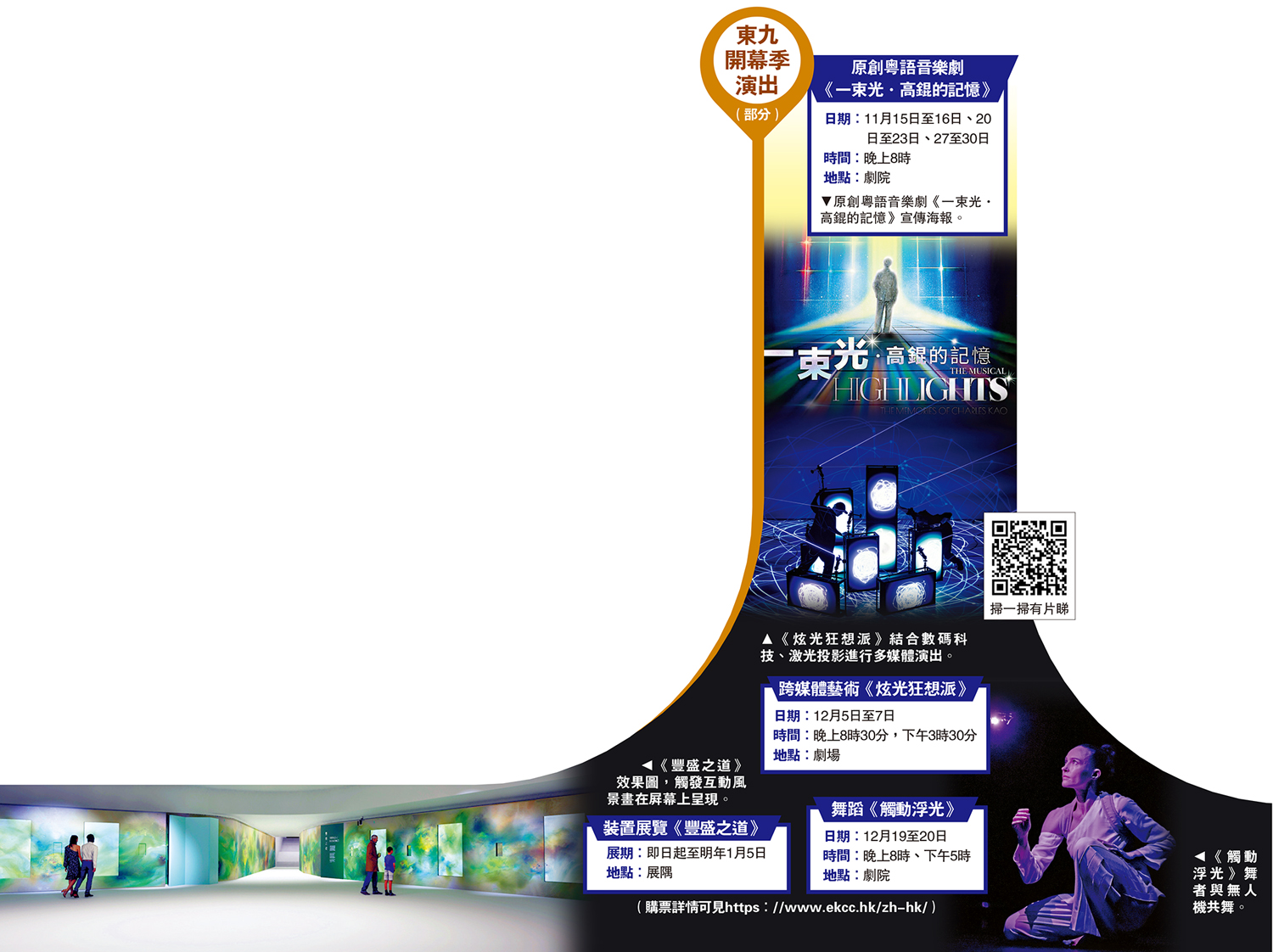 　　圖：東九開幕季演出（部分）