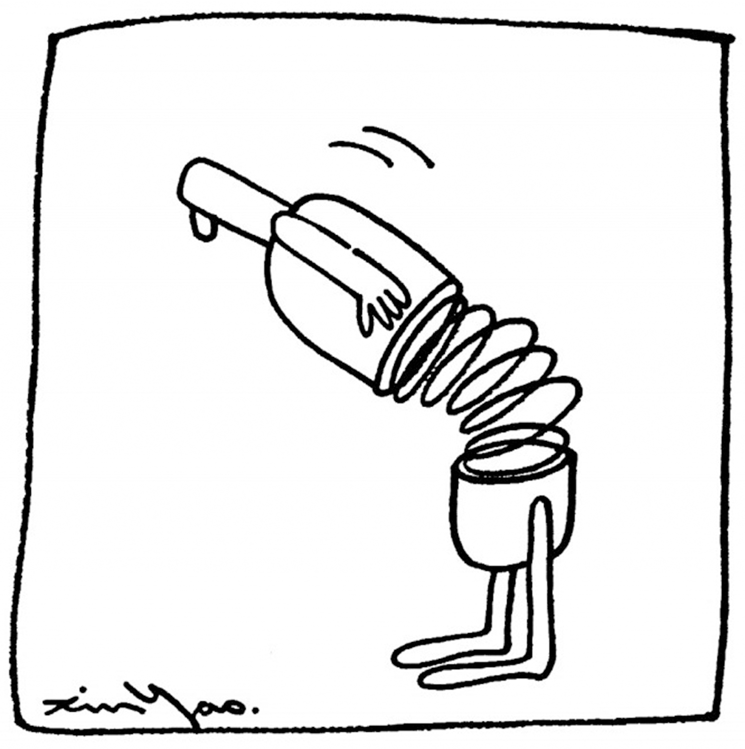 　　圖：扭曲過的東西，難免會留下扭曲的影子。