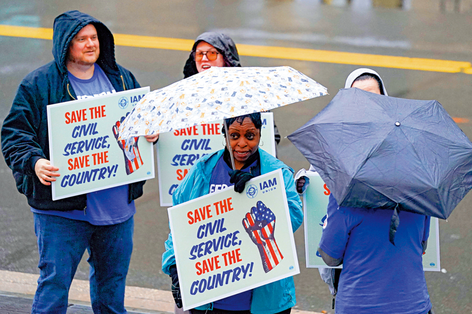 　　圖：超過15萬聯邦僱員本周正式離職。\路透社