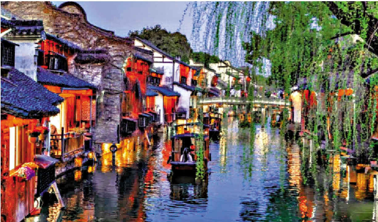　　圖：浙江烏鎮一景。\作者供圖