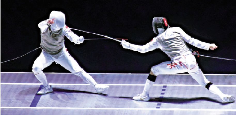 　　圖：劍擊測試賽為正賽提供堅實保障。