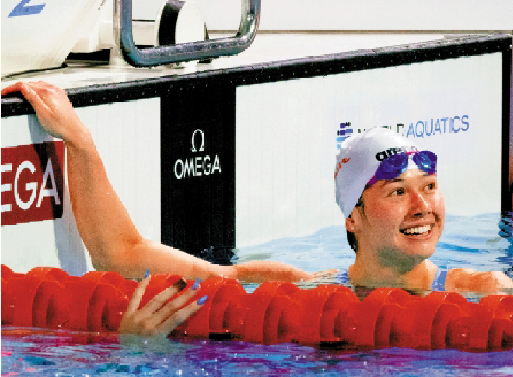 　　圖：何詩蓓將出戰今屆全運會4個游泳項目。\資料圖片