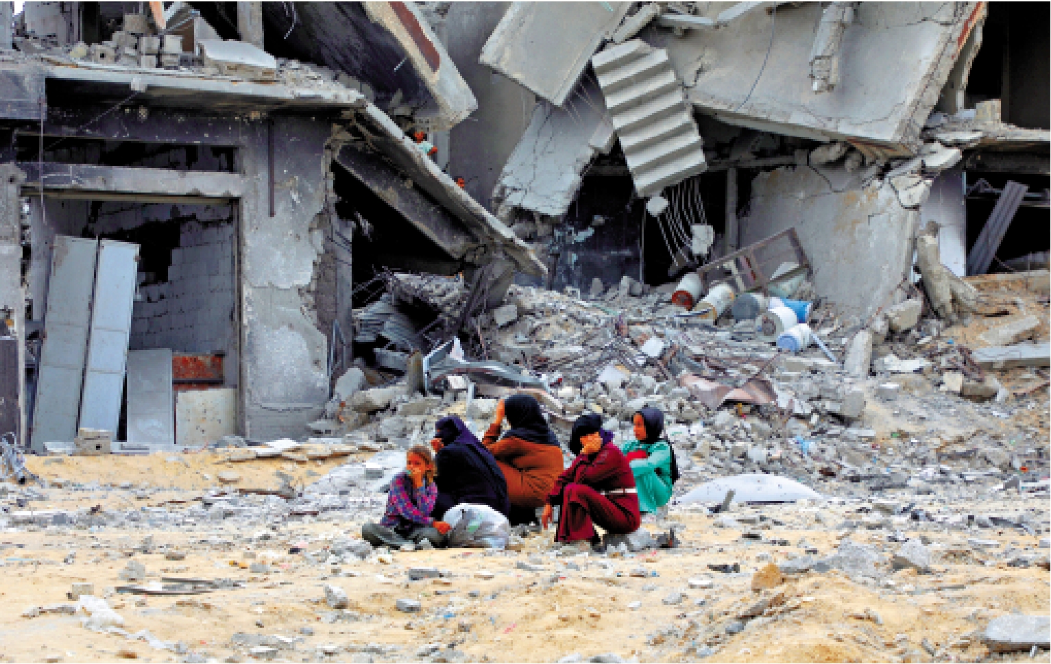 　　圖：加沙淪為廢墟，重建遙遙無期。\新華社