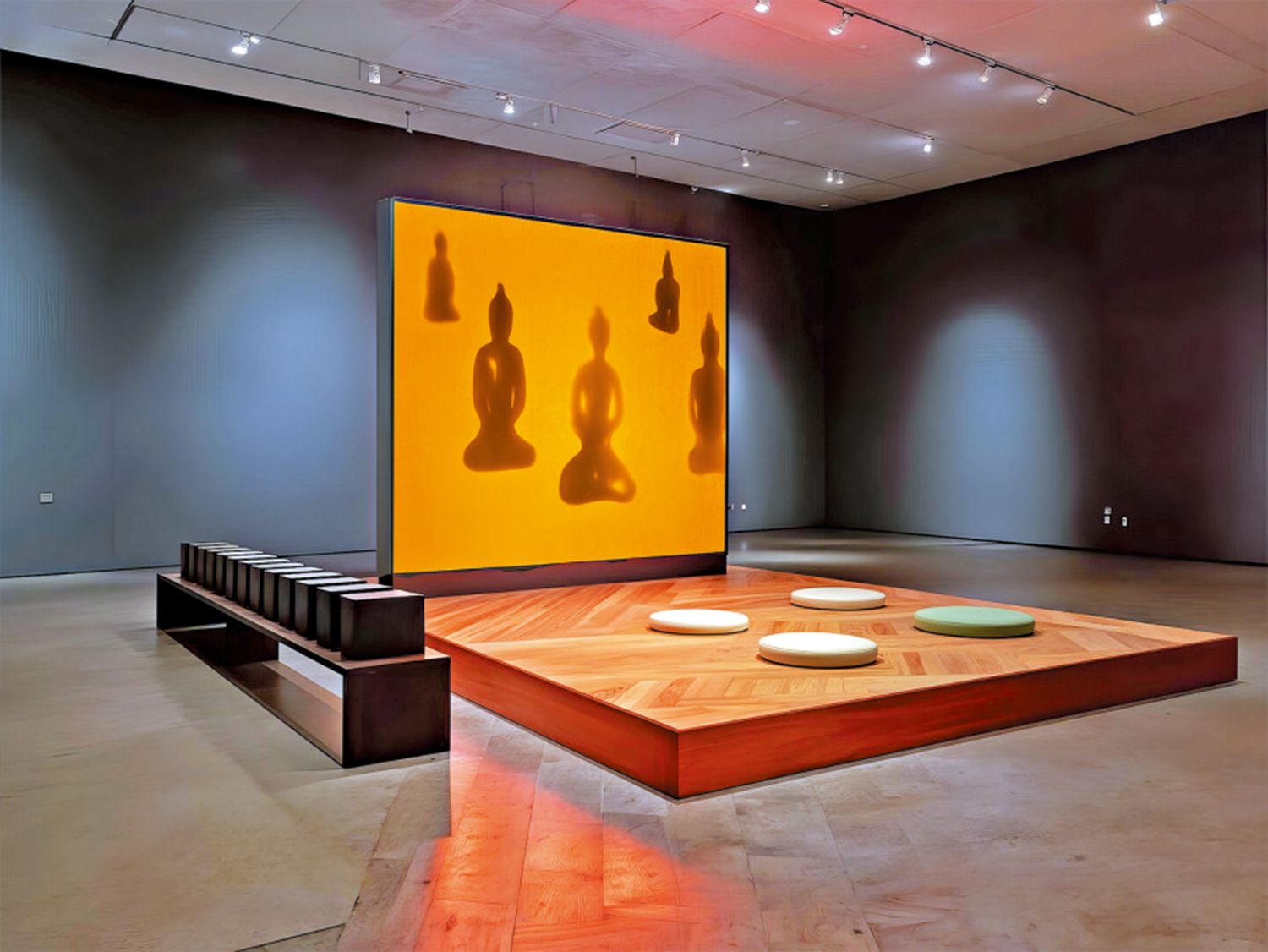 　　圖：洪強新媒體作品《指佛尋禪》。