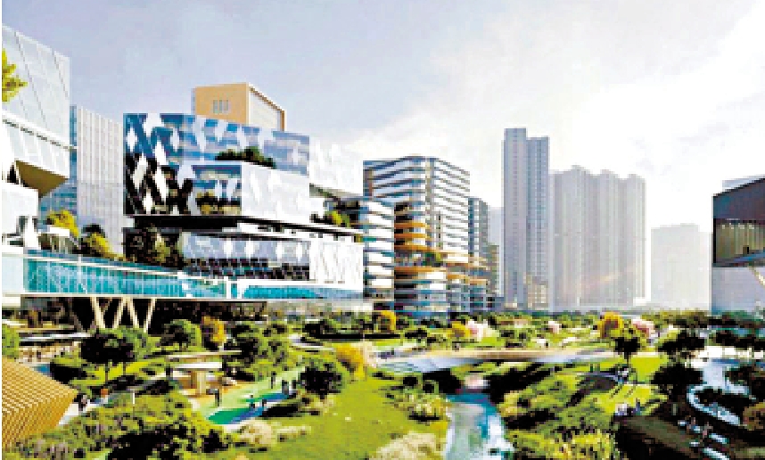 　　圖：大學城是北都發展其中一個重要項目。