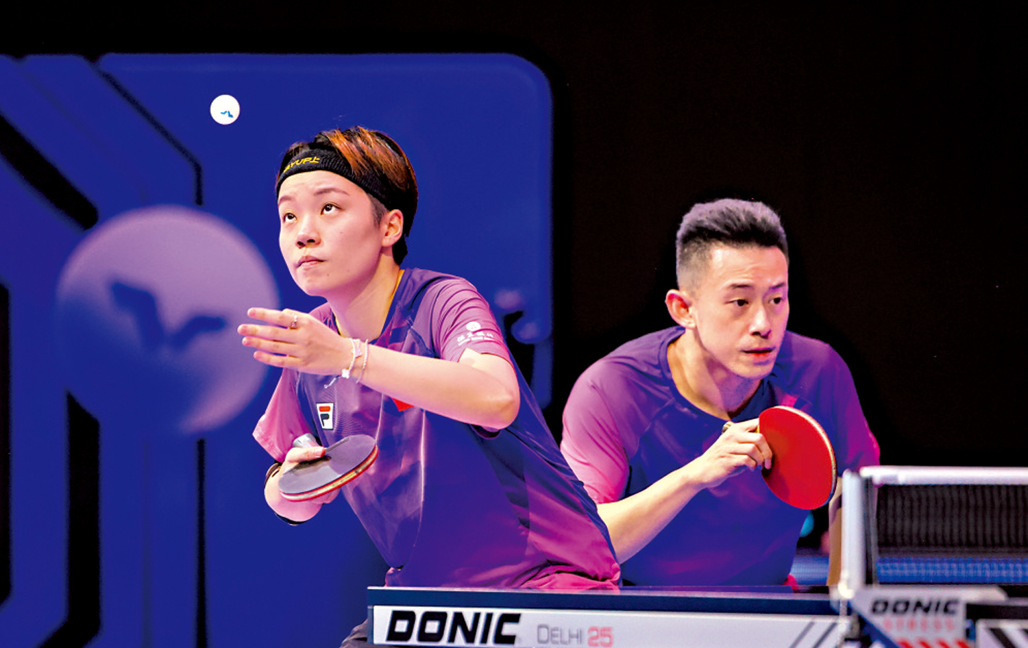 　　圖：「黃杜配」剛於WTT球星挑戰賽獲得混雙亞軍，因而取得WTT香港總決賽參賽資格。\資料圖片