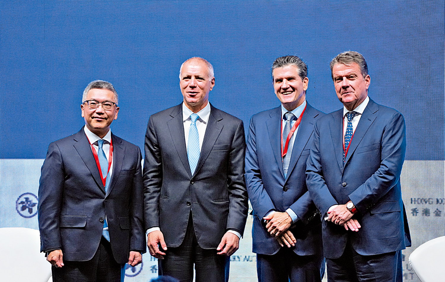 　　圖：艾橋智(左二)表示，全球貿易出現新格局，美國不再是「終極消費者」。