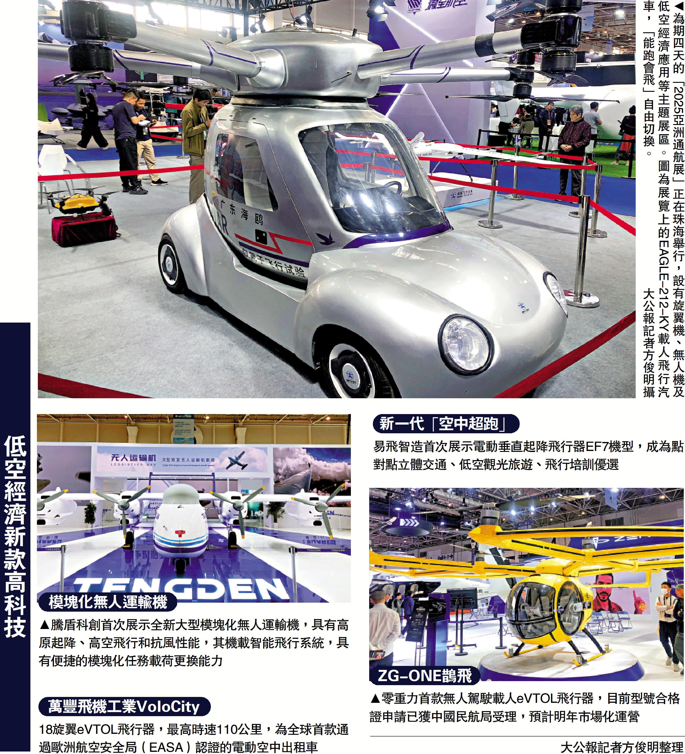 　　圖：低空經濟新款高科技