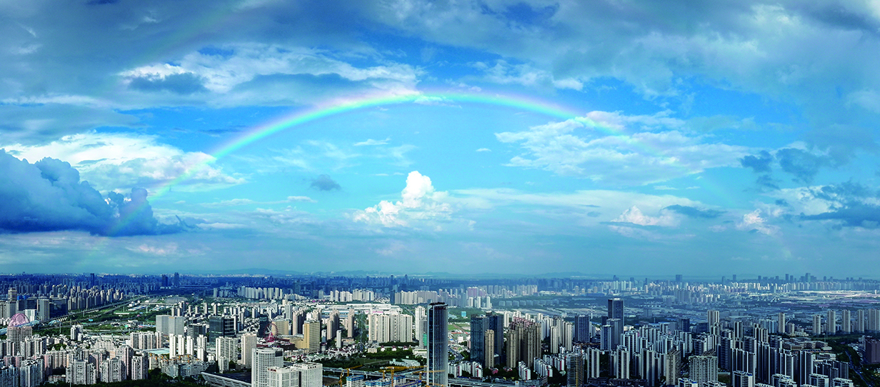 　　圖：國家級合肥經濟技術開發區鳥瞰圖。