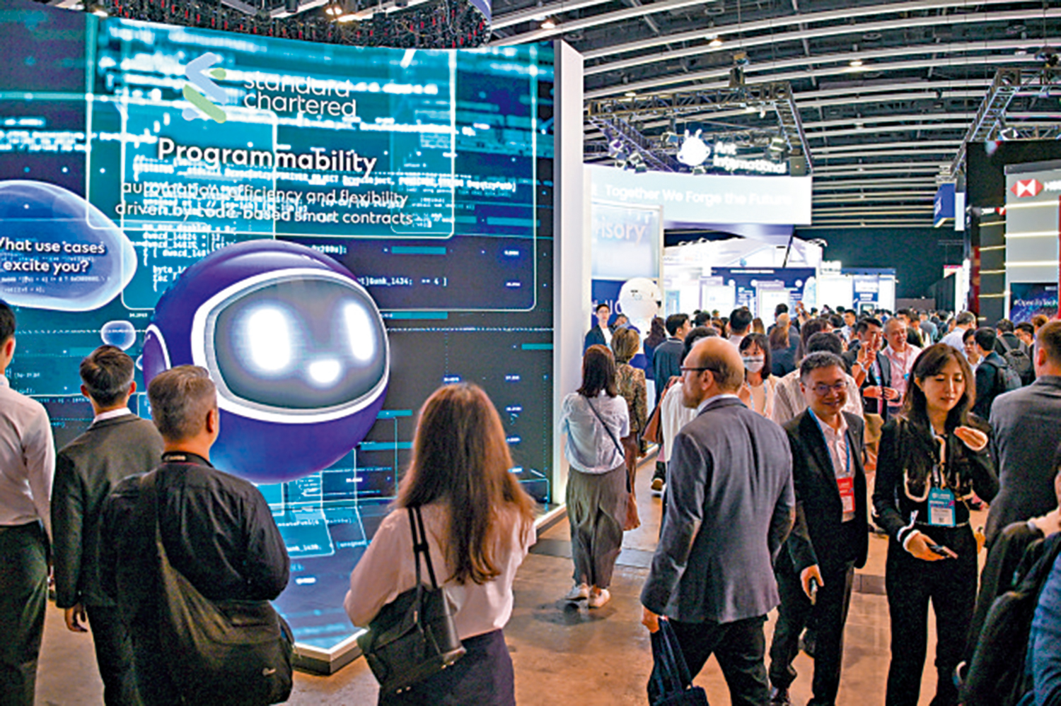 　　圖：香港可透過舉辦大型國際展覽，發展成為經濟內外循環的關鍵節點，釋放平台潛能。