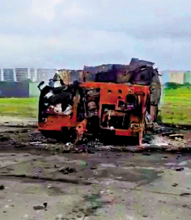 　　圖：委內瑞拉伊格羅特市的一處機場是美國轟炸目標之一，現場一片狼藉。\路透社