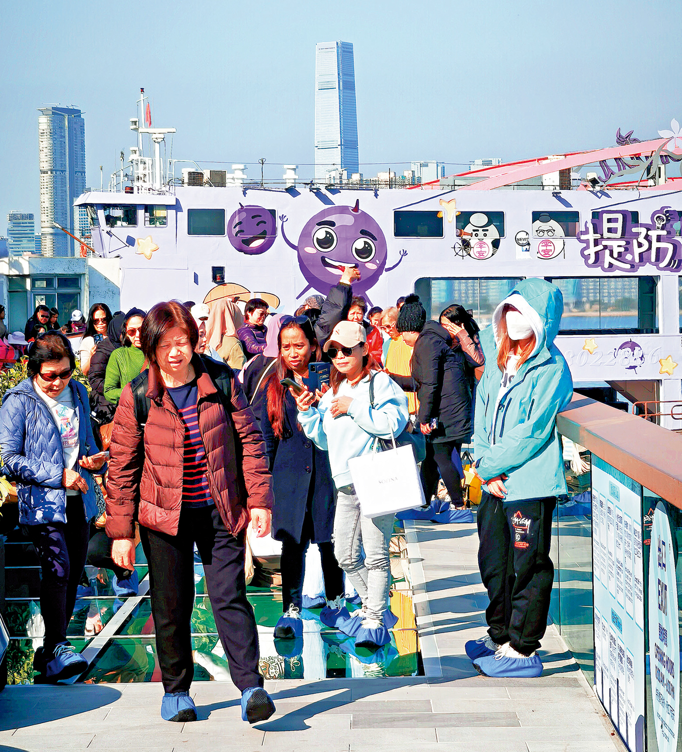 　　圖：天文台預測，本港未來兩三日早上天氣寒冷，今早市區最低氣溫約12度。