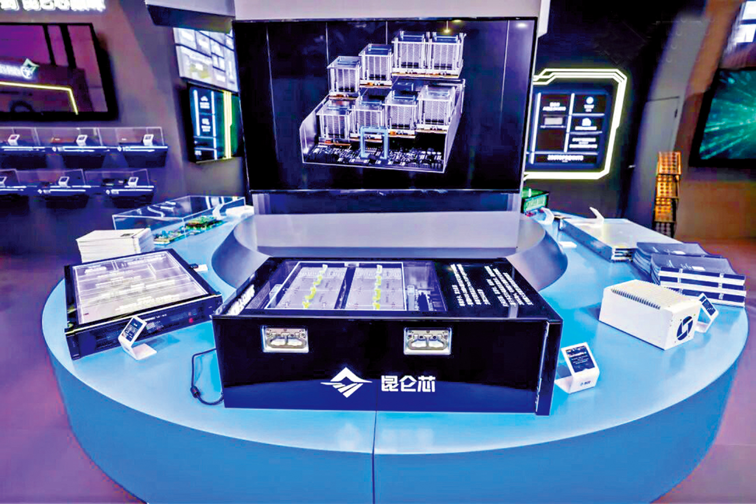 　　圖：崑崙芯專注崑崙系統AI加速芯片的研發與商業化。