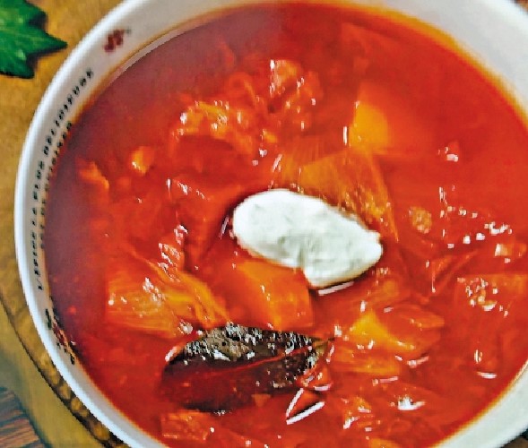 　　圖：羅宋湯。\作者供圖