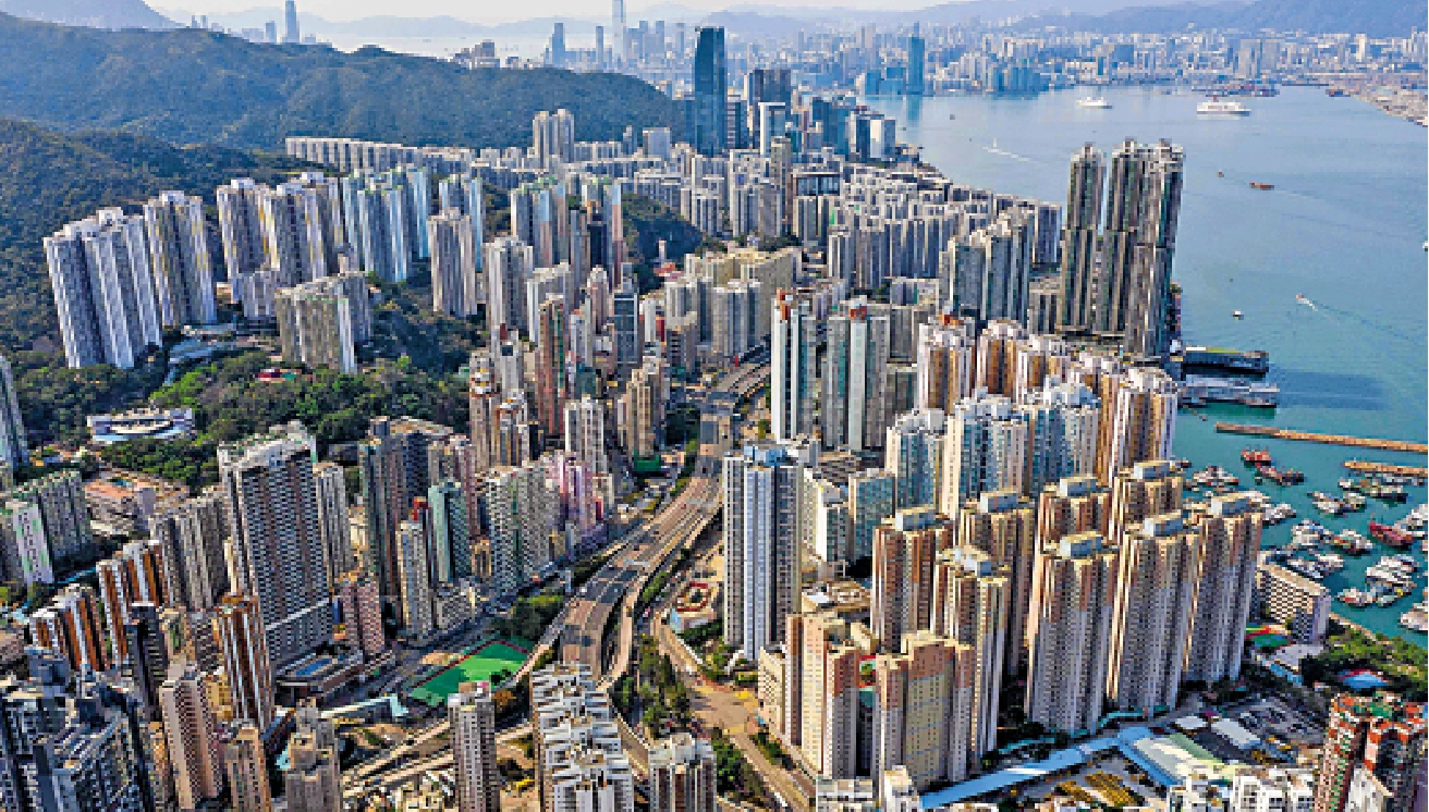 　　圖：去年本港樓市價量齊升，細價樓表現勝大單位。