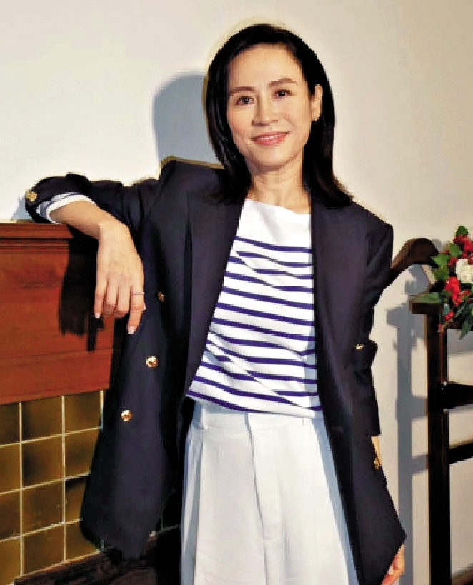 　　圖：時隔二十多年，宣萱的容貌沒有很大變化。\大公報記者文霏霏攝