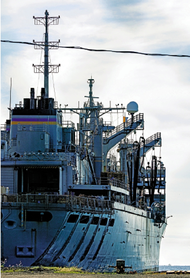 　　圖：美國海軍艦船部署在委內瑞拉附近地區。\路透社