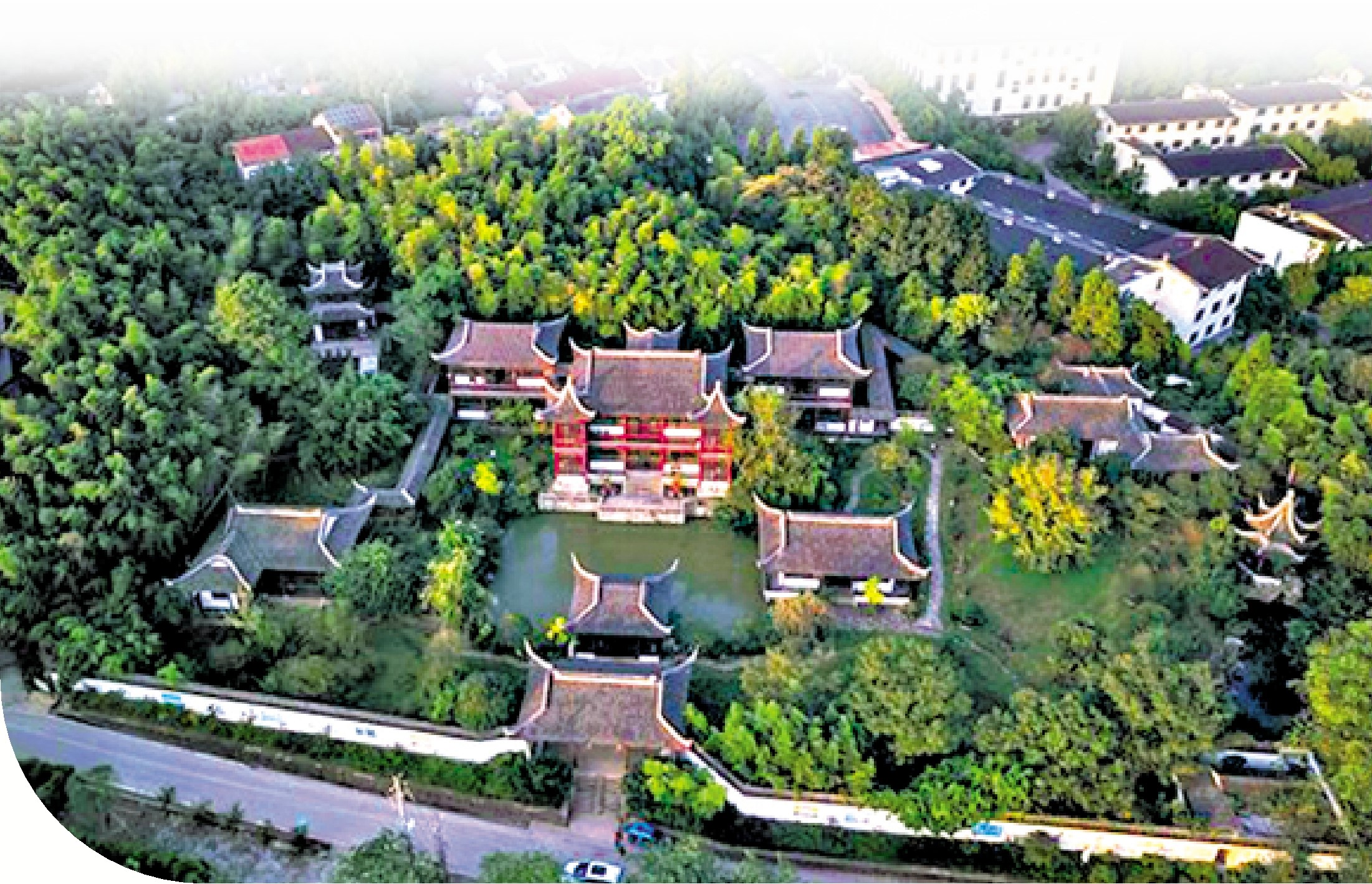 　　圖：廣德一景。