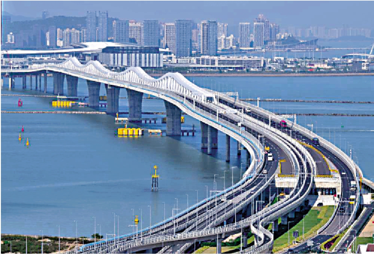 　　圖：澳門大橋。\新華社