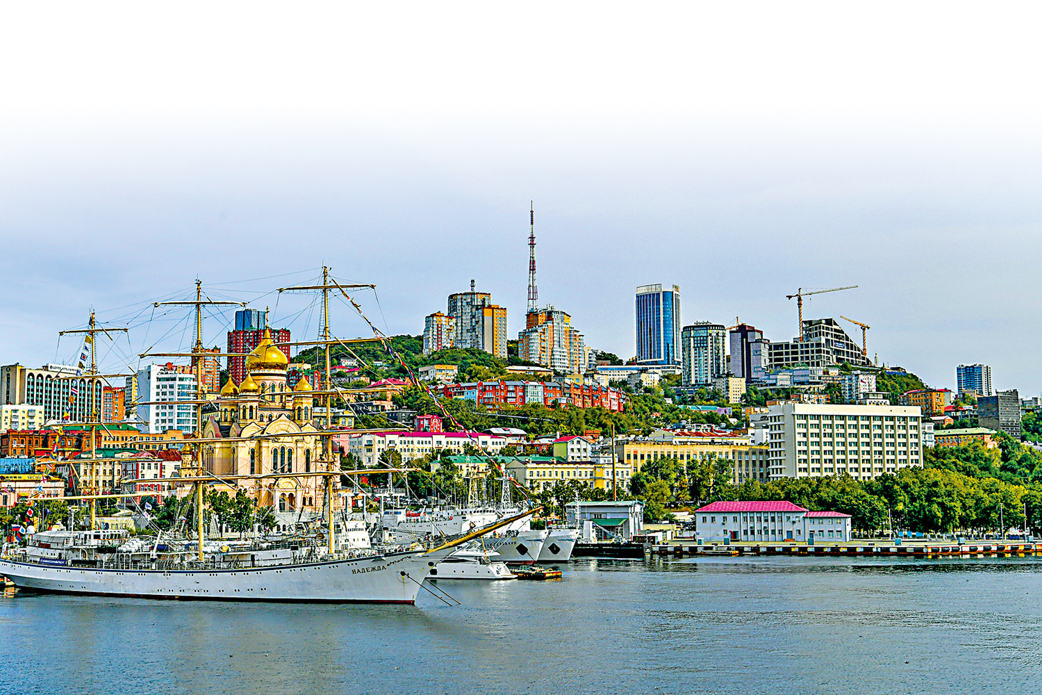 　　圖：俄羅斯首批國際超前發展區覆蓋濱海邊疆區等5個鄰近中俄邊境的行政主體。圖為濱海邊疆區首府符拉迪沃斯托克。\新華社