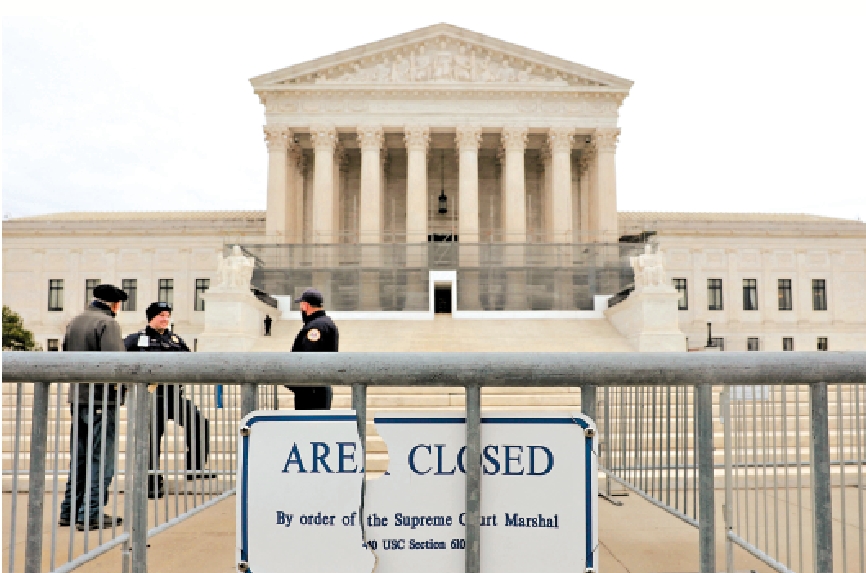 　　圖：美國最高法院已兩度推遲公布特朗普關稅案裁決。\路透社