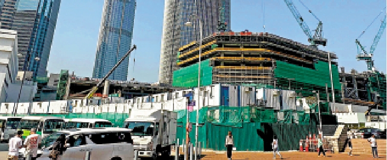 　　圖：中環海濱項目Central Yards第一期將於第二季平頂。