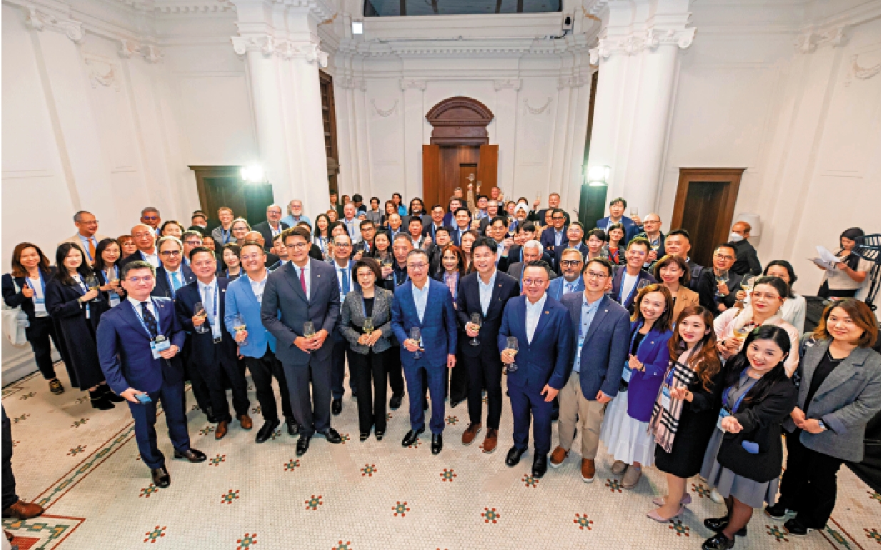 　　圖：逾百內地及海外嘉賓來港出席法律年度開啟典禮。