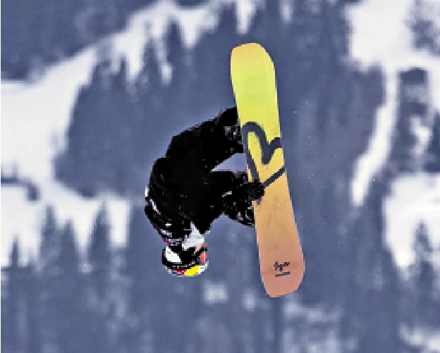 　　圖：蘇翊鳴以佳態迎接米蘭冬奧。