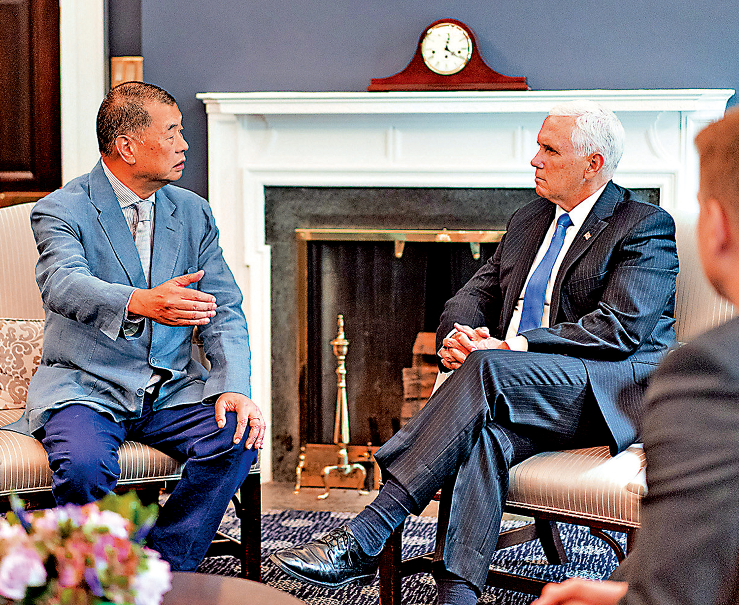 　　圖：黎智英長期與美國政客、情報機構深度勾結。