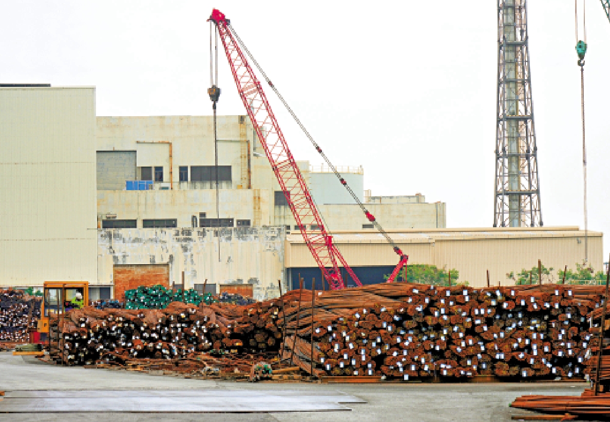　　圖：「先進建造業產業大樓」項目預計後年啟用，每年至少可生產30萬噸預製鋼筋等。/大公報記者黃洋港攝