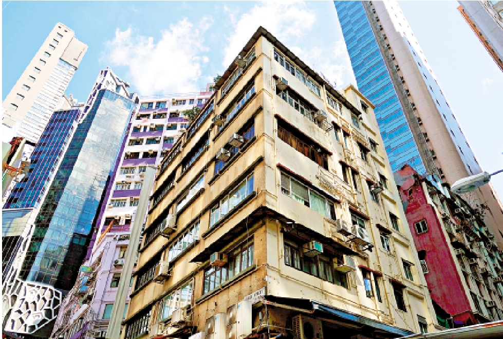 　　圖：唐樓一般樓高五至六層，不設電梯，雖然樓齡舊，但單位勝在實用率高，售價相宜。