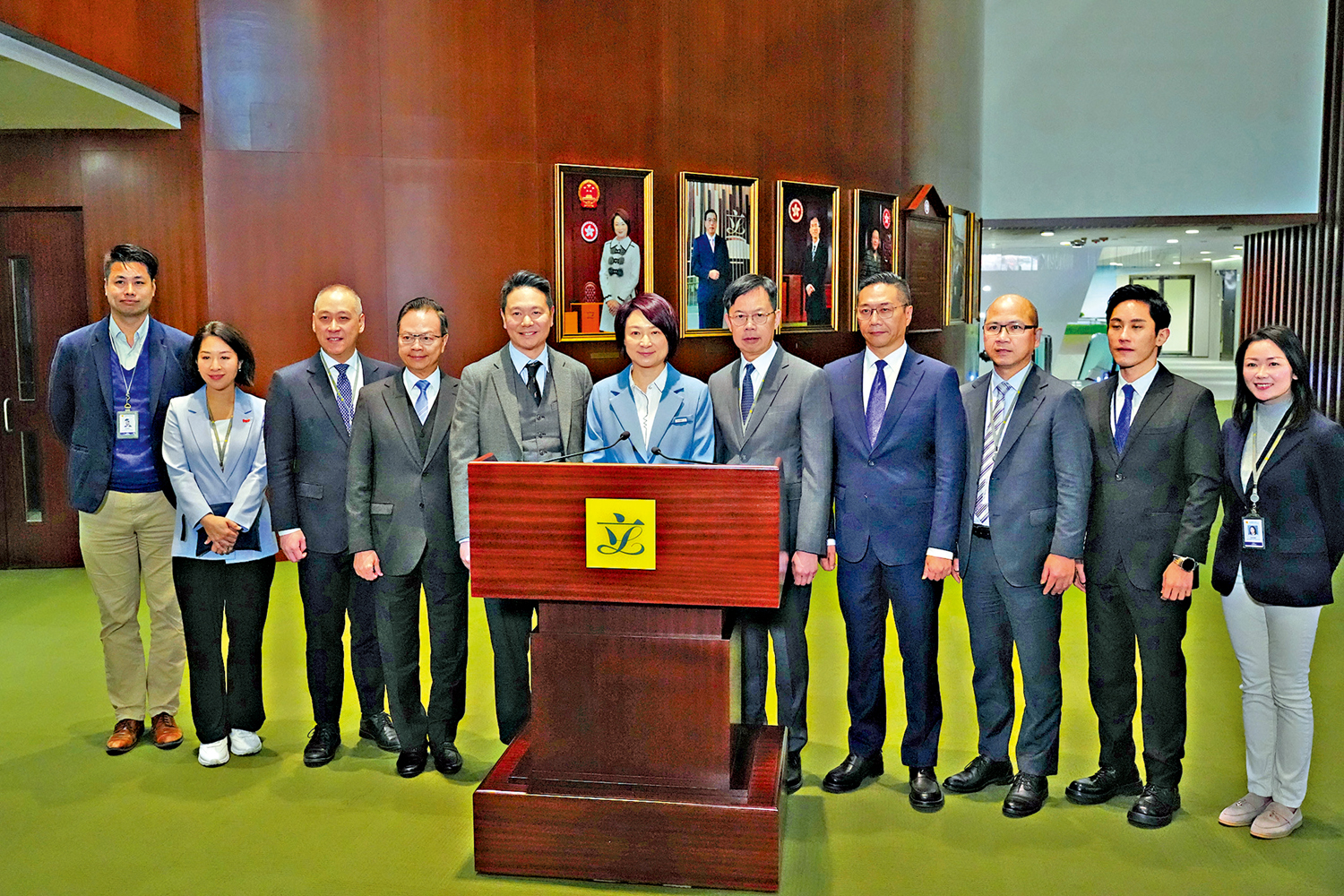 　　圖：李慧琼表示，全體立法會議員均認同行政主導一直行之有效，切合香港實際情況及需要，並符合國家及香港特區整體利益。\大公報記者何嘉駿攝