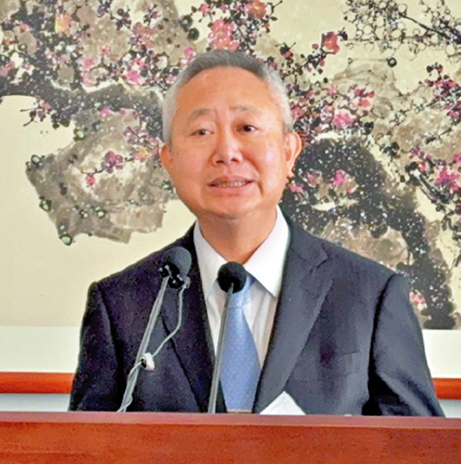 　　圖：蕭志偉提到，國家進入高速發展階段，澳門特區要同步發展，需要一個高效政府。\大公報記者馬靜攝