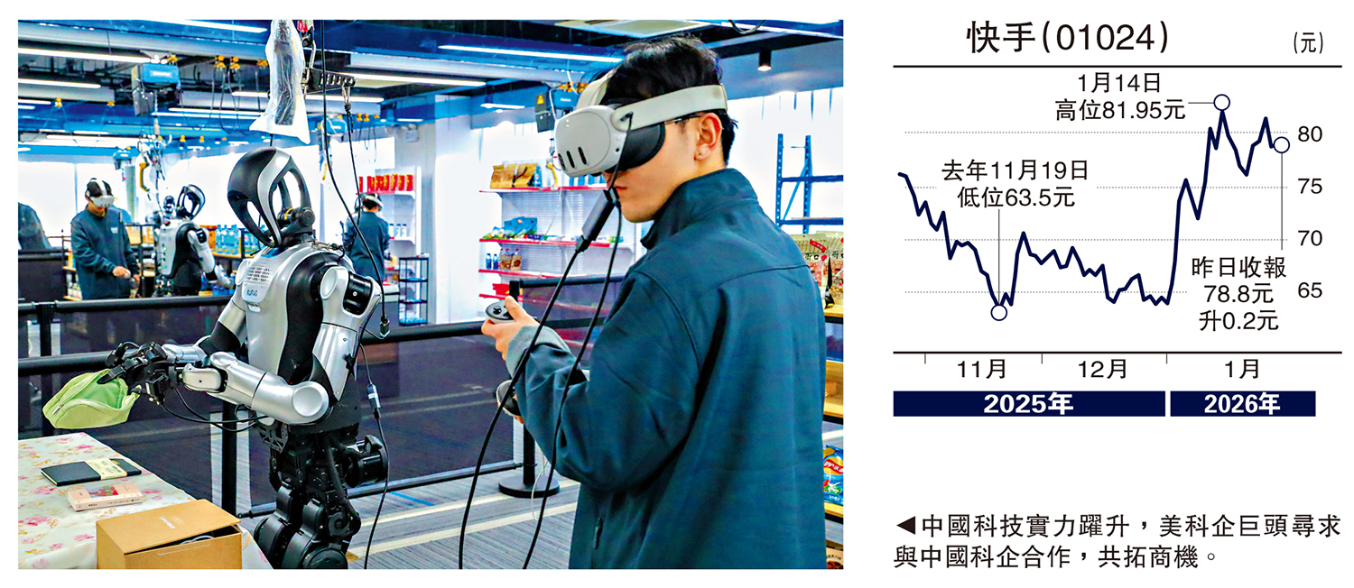 　　圖：中國科技實力躍升，美科企巨頭尋求與中國科企合作，共拓商機。