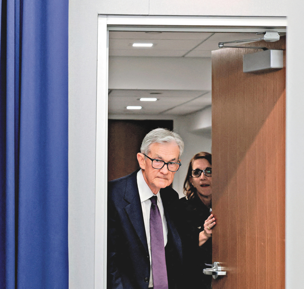 　　圖：鮑威爾在記者會上的言論，令市場相信美聯儲在未來數月仍會按兵不動。\路透社