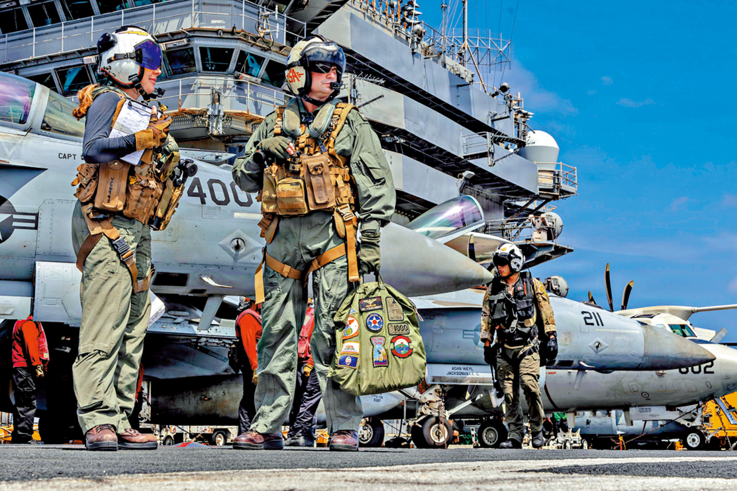 　　圖：美國海軍「林肯」號航母已抵達中東。\美聯社