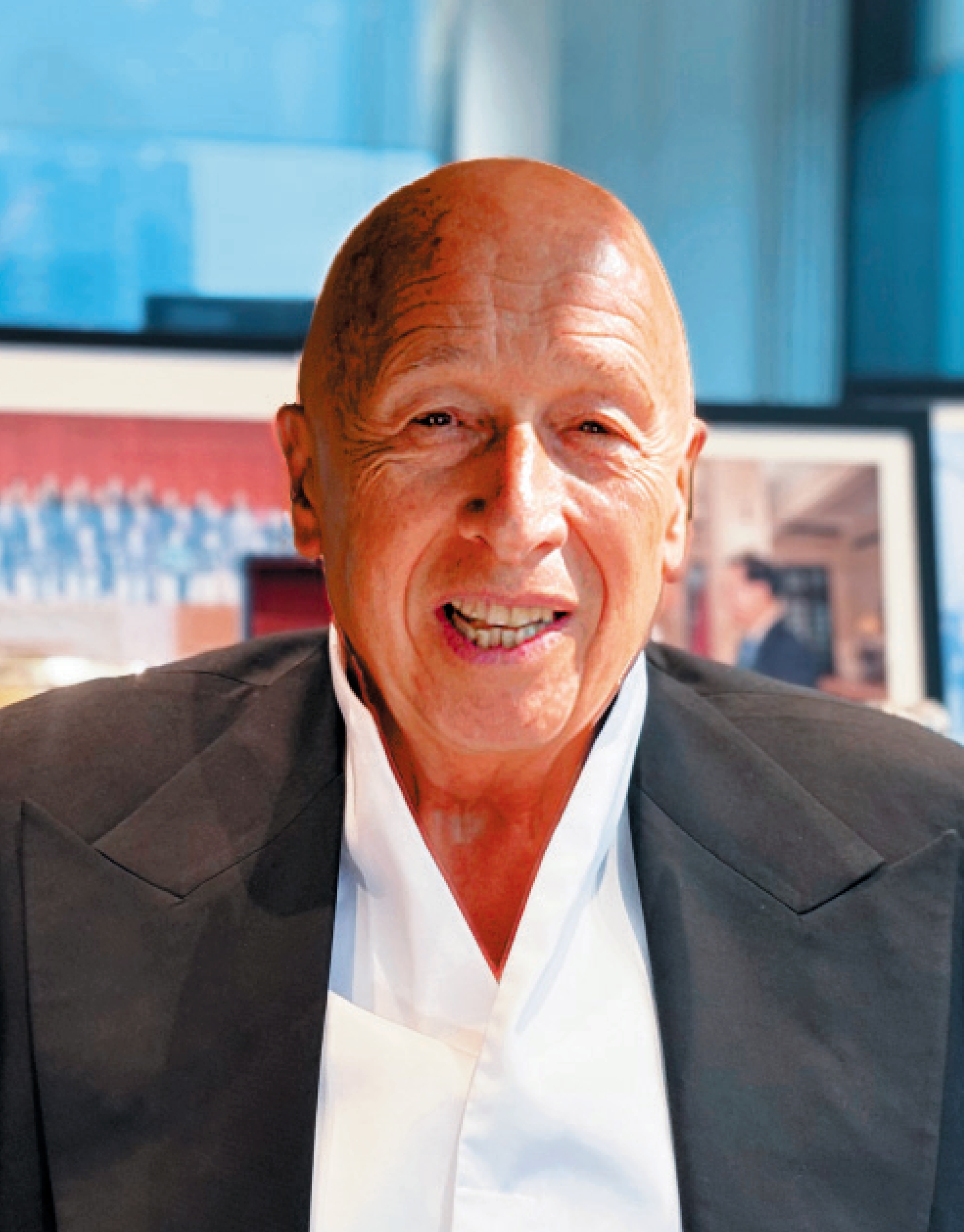 　　圖：盛智文在香港生活了五十八年，對香港前景充滿信心。\大公文匯全媒體記者 周禹含攝